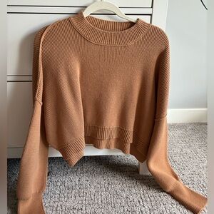 Free People Easy Street Crop Pullover Sweater
